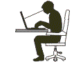 No Hunching Over a Laptop